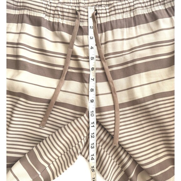 Marla Wynne Wide Leg High Waist Pants Striped Pull On - Picture 10 of 12